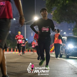 Race photo from SMARTFREN RUN 2026