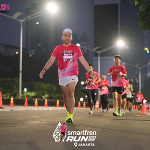 Race photo from SMARTFREN RUN 2026