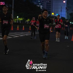 Race photo from SMARTFREN RUN 2026