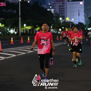 Race photo from SMARTFREN RUN 2026
