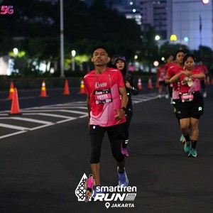 Race photo from SMARTFREN RUN 2026