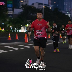 Race photo from SMARTFREN RUN 2026