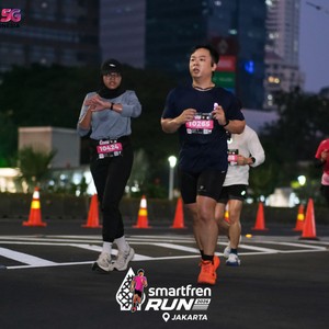 Race photo from SMARTFREN RUN 2026