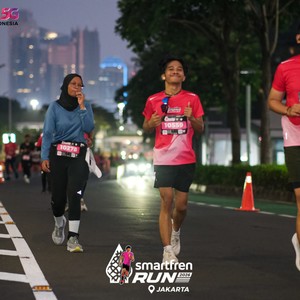 Race photo from SMARTFREN RUN 2026