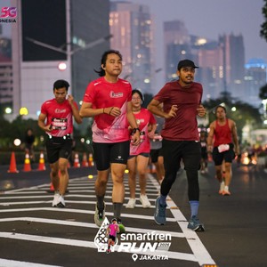 Race photo from SMARTFREN RUN 2026
