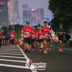 Race photo from SMARTFREN RUN 2026