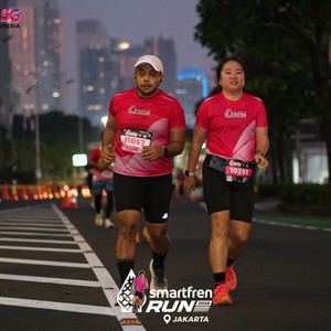 Race photo from SMARTFREN RUN 2026