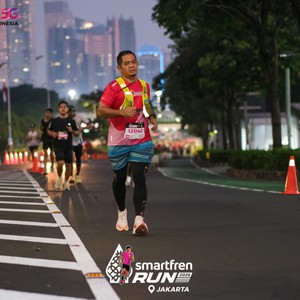 Race photo from SMARTFREN RUN 2026