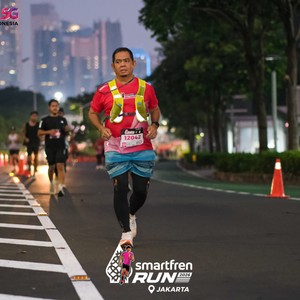Race photo from SMARTFREN RUN 2026