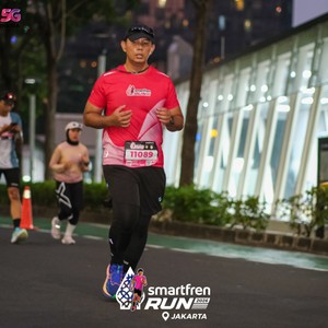 Race photo from SMARTFREN RUN 2026