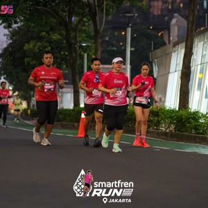 Race photo from SMARTFREN RUN 2026