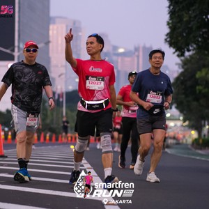 Race photo from SMARTFREN RUN 2026