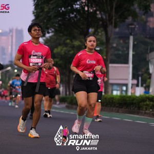 Race photo from SMARTFREN RUN 2026