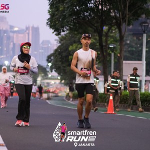 Race photo from SMARTFREN RUN 2026