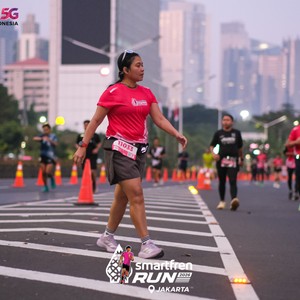 Race photo from SMARTFREN RUN 2026