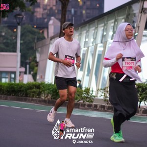 Race photo from SMARTFREN RUN 2026