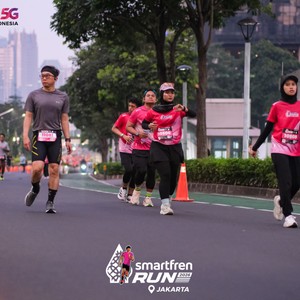 Race photo from SMARTFREN RUN 2026