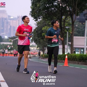 Race photo from SMARTFREN RUN 2026