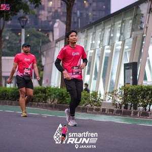 Race photo from SMARTFREN RUN 2026
