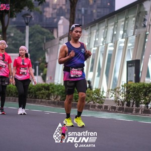 Race photo from SMARTFREN RUN 2026