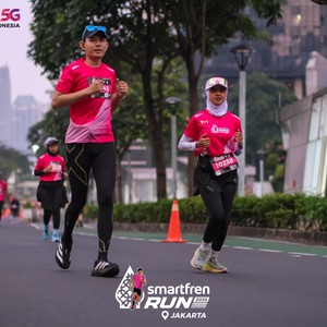 Race photo from SMARTFREN RUN 2026