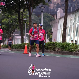 Race photo from SMARTFREN RUN 2026