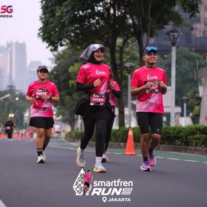Race photo from SMARTFREN RUN 2026