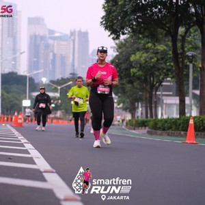 Race photo from SMARTFREN RUN 2026