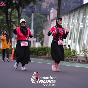 Race photo from SMARTFREN RUN 2026