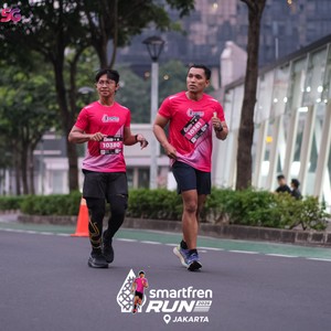 Race photo from SMARTFREN RUN 2026