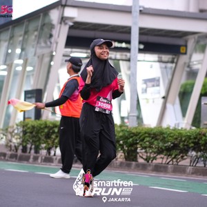 Race photo from SMARTFREN RUN 2026