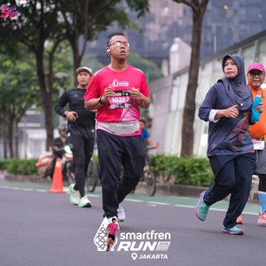 Race photo from SMARTFREN RUN 2026