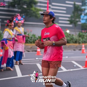 Race photo from SMARTFREN RUN 2026