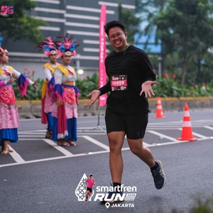 Race photo from SMARTFREN RUN 2026