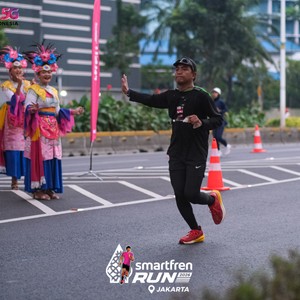 Race photo from SMARTFREN RUN 2026