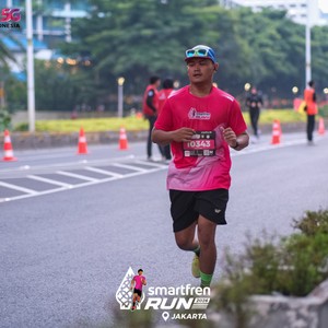 Race photo from SMARTFREN RUN 2026