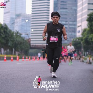 Race photo from SMARTFREN RUN 2026
