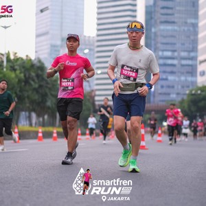 Race photo from SMARTFREN RUN 2026