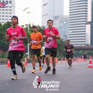 Race photo from SMARTFREN RUN 2026