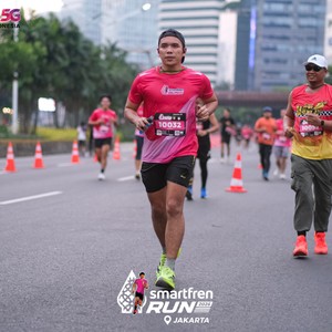 Race photo from SMARTFREN RUN 2026