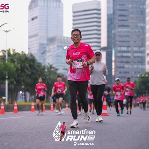 Race photo from SMARTFREN RUN 2026