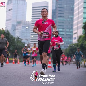 Race photo from SMARTFREN RUN 2026