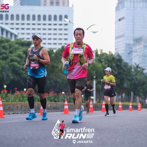 Race photo from SMARTFREN RUN 2026