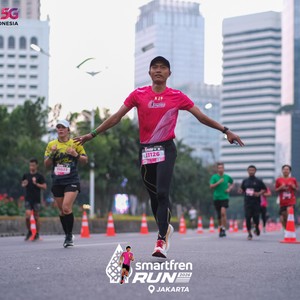 Race photo from SMARTFREN RUN 2026