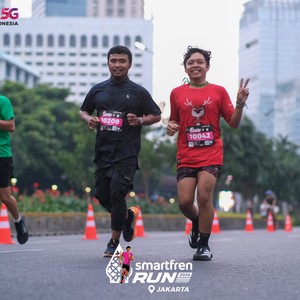 Race photo from SMARTFREN RUN 2026