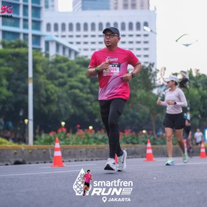 Race photo from SMARTFREN RUN 2026