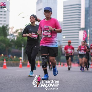Race photo from SMARTFREN RUN 2026