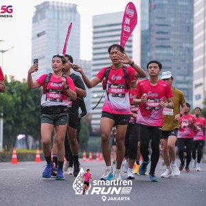 Race photo from SMARTFREN RUN 2026