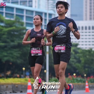 Race photo from SMARTFREN RUN 2026