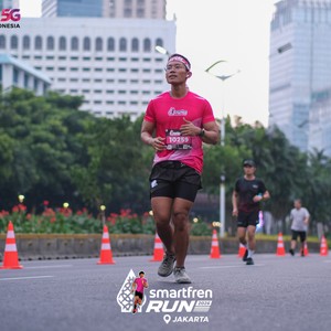 Race photo from SMARTFREN RUN 2026